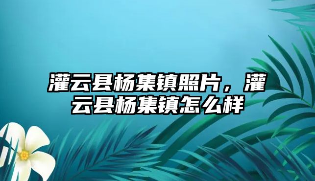 灌云縣楊集鎮照片，灌云縣楊集鎮怎么樣